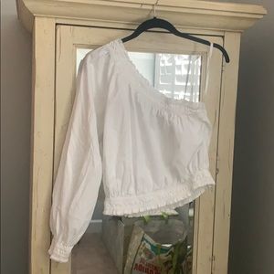 Free People one shoulder top